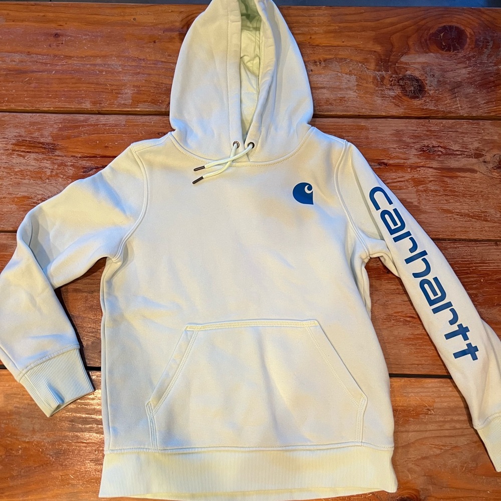 Carhartt Woman’s Green and Blue Hoodie